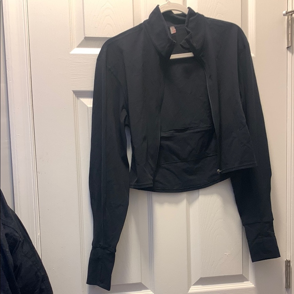 Black Cropped Jacket